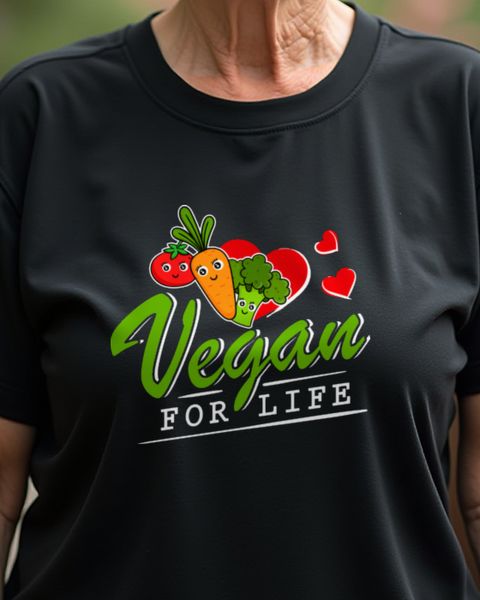 Vegan for Life - Vegan Lifestyle Motiv