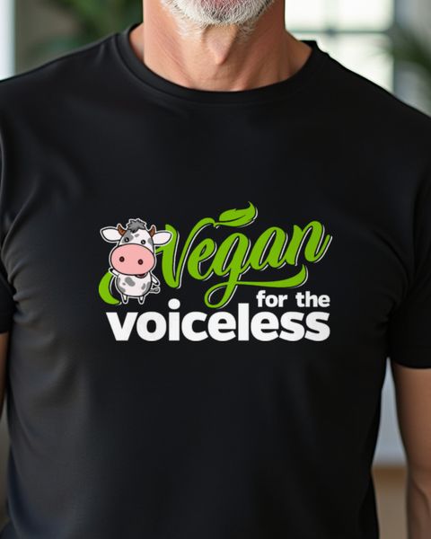 Vegan for the voiceless - Veganer Spruch für Tierfreunde