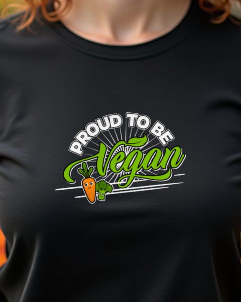 Proud to be Vegan - Plant Based Spruch