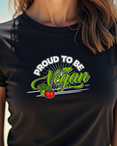 Proud to be Vegan - Stolz vegan leben Statement