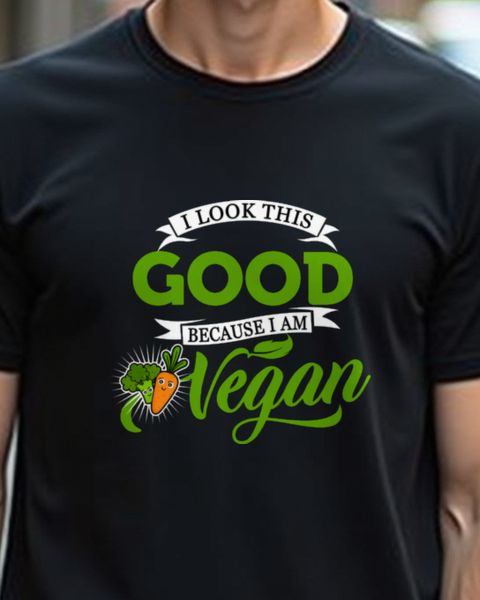 Weil ich vegan bin Shirt - Because I am Vegan Spruch