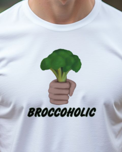 Brokkoli süchtig - Broccoholic Geschenk für Veggie Fans