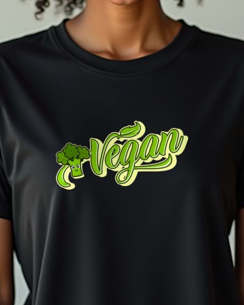Vegan Wort Motiv - Geschenkidee für Tierfreunde