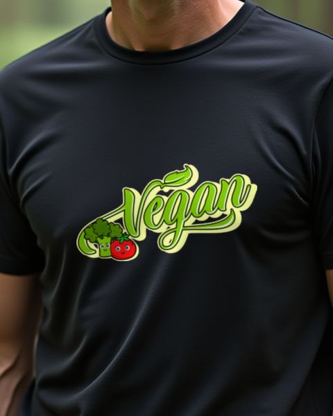 Vegan Statement Shirt - Pflanzlich leben mit Stil