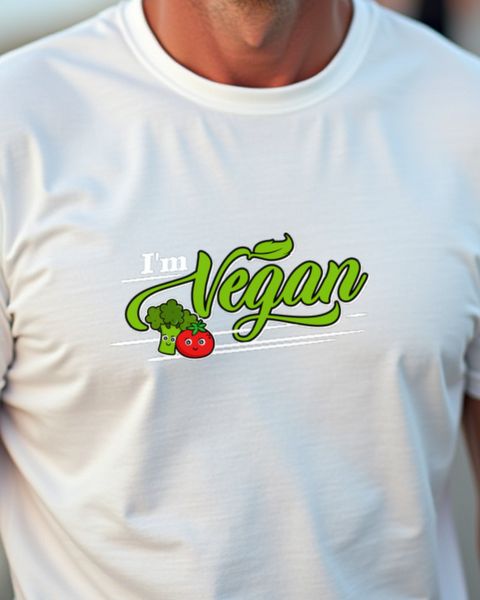 I’m Vegan - Veganer Shirt für Männer und Frauen