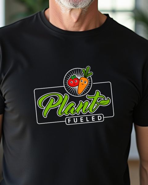 Vegan Statement Plant Fueled - Plant Strong Tee