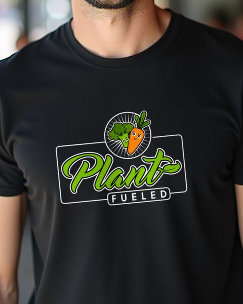 Plant Fueled Vegan Tee - Gift for Plant Based Athletes