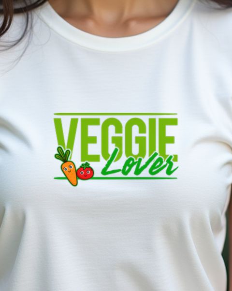 Veggie Lover Lettering - For Vegetable Fans