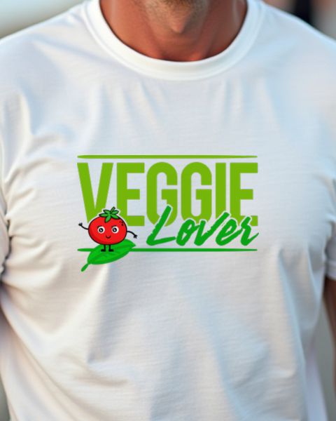 Veggie Lover Lettering - Vegetarian Gift Idea