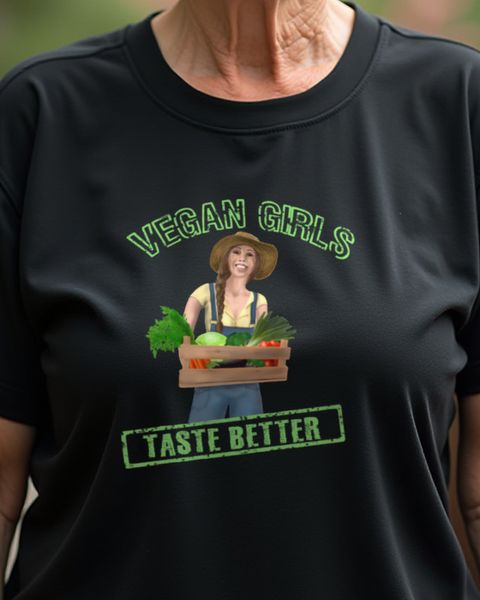 Vegan Girls Taste Better - Lustiger Veganer Spruch