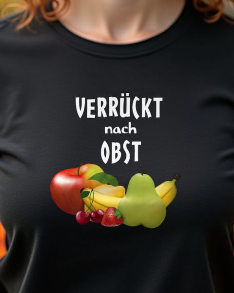 Verrückt nach Obst - Lustiges Früchte Motiv für Obstfans