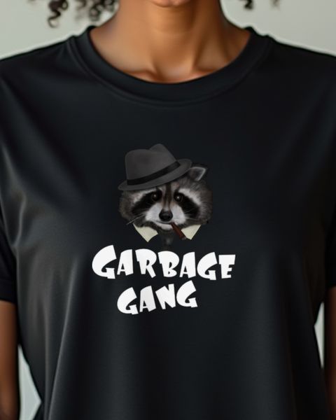 Raccoon Garbage Gang - Funny Trash Can Crew Design