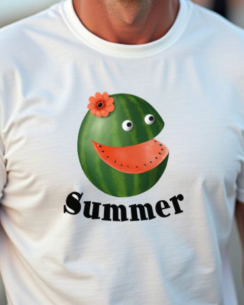 Watermelon Summer Flower - Cheerful Summer Design