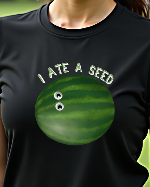 Wassermelonenkern gegessen - Lustige Schwangerschaft