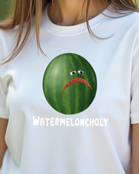 Watermeloncholy - Moody Melon Summer Shirt