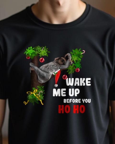 Christmas Sloth - Ho Ho Ho for Late Sleepers