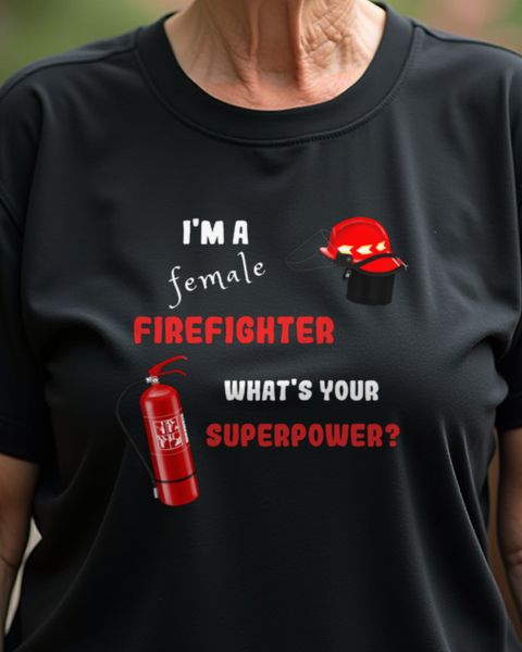 What’s your Superpower - Feuerwehrfrau Geschenk Damen