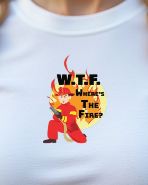 Where’s The Fire - Lustiges Feuerwehr Shirt Geschenk