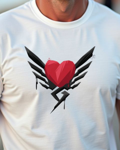Wings of Love - Romantic Winged Design for Couples