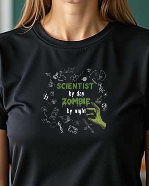 Scientist by Day Zombie at Night - Funny Science