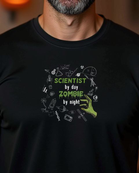 Scientist by Day Zombie at Night - Funny Science