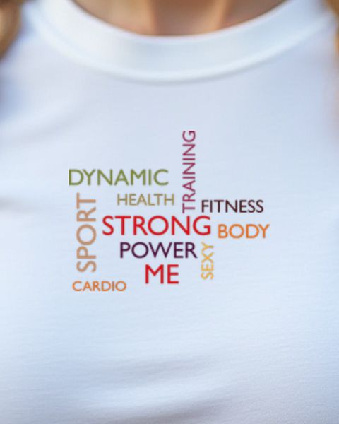 Sport Training Fitness Word Cloud - Workout Gift