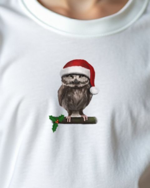 Angry Christmas Owl - Funny Anti Christmas Design