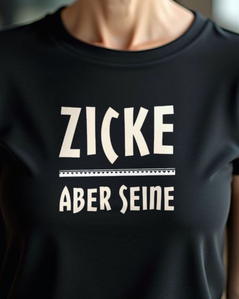 Zicke aber seine - Funny German Couple Shirt for Her