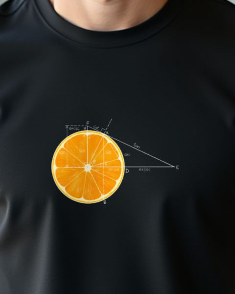 Zitrone trifft Mathematik - Sinus Cosinus Tangens Shirt