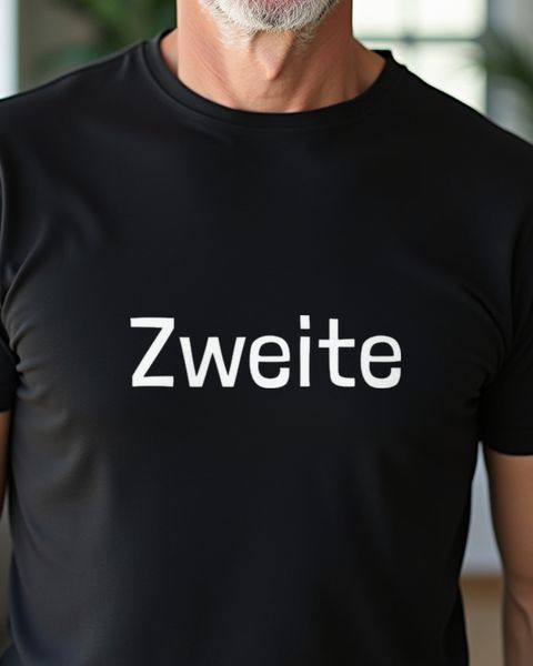 Zweite - Partnerlook Schriftzug für Schwestern und Teams