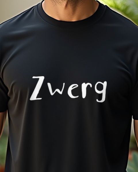 Zwerg - Funny German Lettering for Short People