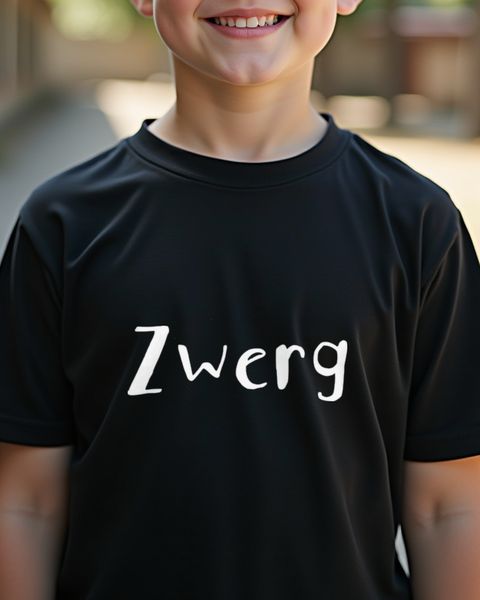 Zwerg - Lustiger Schriftzug für kleine Menschen