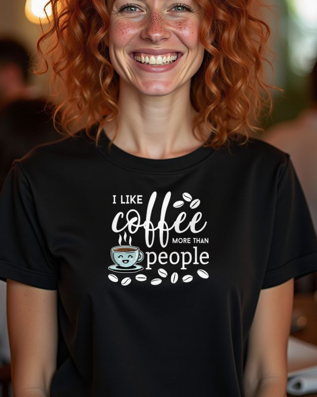 Coffee Lover Gift - I like Coffee Understatement β T-Shirt