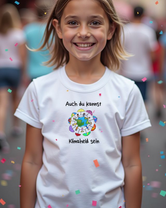Auch du kannst Klimaheld sein - German Eco Kids Shirt β T-Shirt