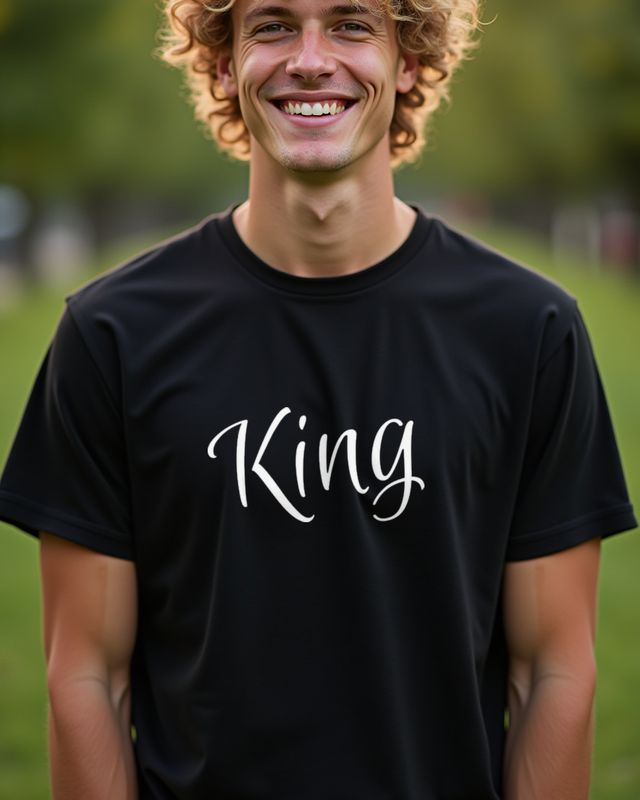 King - Pärchen Partnerlook Shirt für Männer