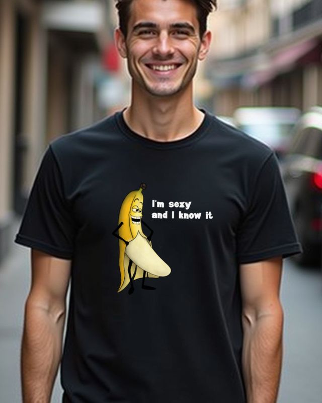 Cheeky Kinky Sexy Banana - Funny Fruit Design β T-Shirt