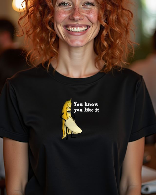 Banane Sexy You Like It - Freches Obst mit Spruch – T-Shirt