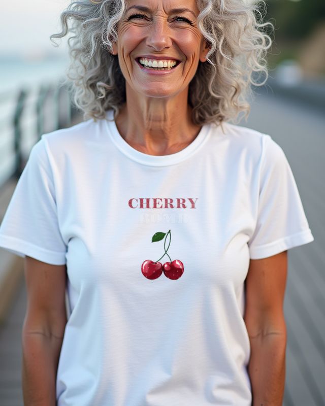 Kirschbombe - Explosives Kirschen Motiv für Kirschfans – T-Shirt