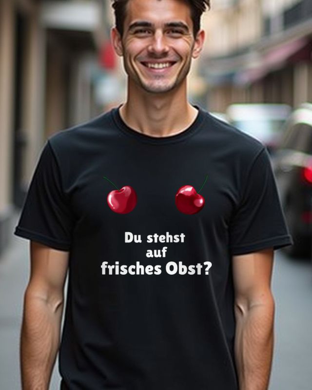 Cherries Frisches Obst - Cheeky Summer Fruit Design β T-Shirt