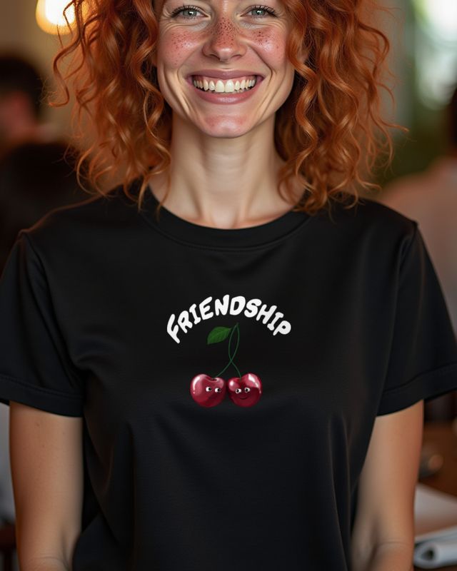 Cherries Friendship - Sweet Design for Best Friends โ T-Shirt
