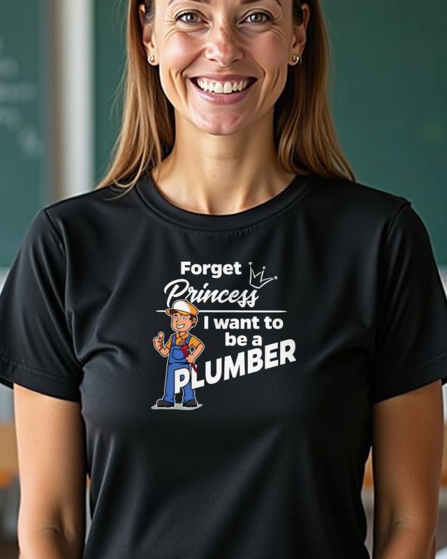 Forget Princess I Want to Be a Plumber - Handyman β T-Shirt
