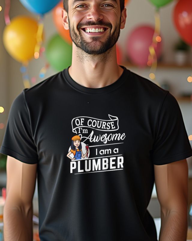 Installateurin mit Selbstbewusstsein - I’m Awesome Motiv – T-Shirt