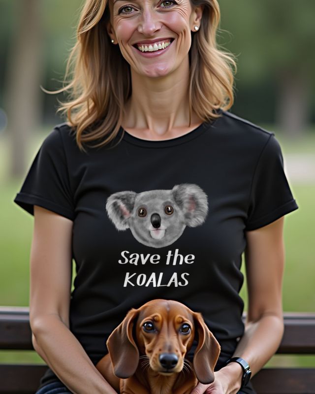 Save the Koalas - Koala Shirt für Tierfreunde – T-Shirt