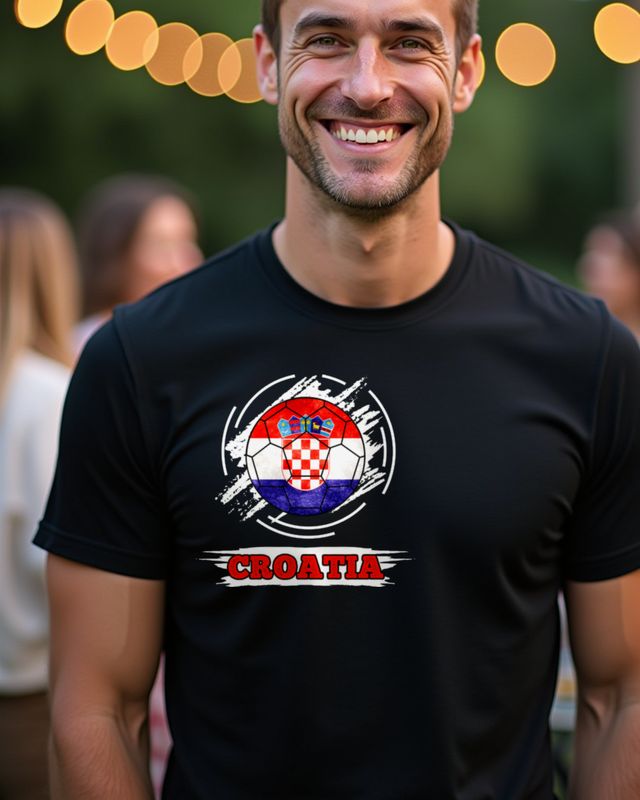 Croatia Flag - Country Flag Gift for Croatian Fans – T-Shirt
