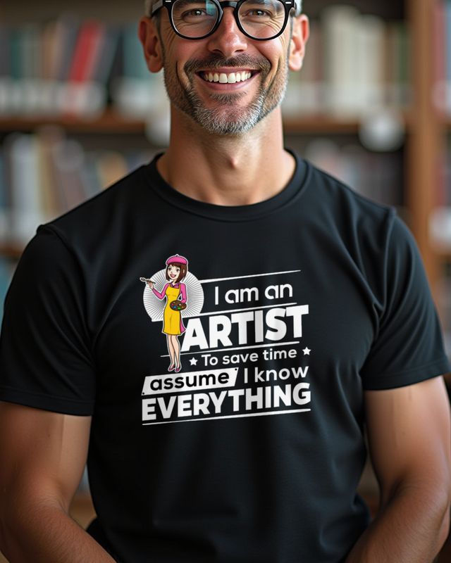 Busy Woman Artist - To Save Time Saying Tee β T-Shirt