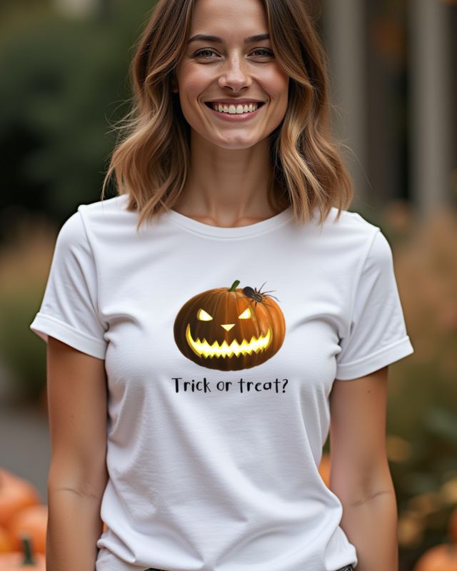 Pumpkin - Trick or Treat - Fun Halloween Kids Design – T-Shirt