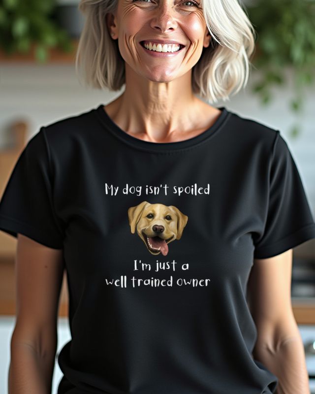 Labrador Dog Is Not Spoiled I Am Well Trained - Funny Lab