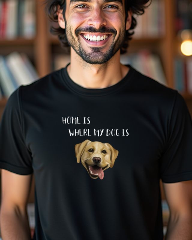 Labrador - Home is where my dog is - Hundebesitzer – T-Shirt