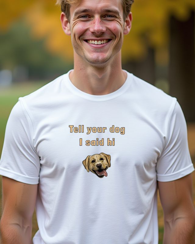 Labrador Tell Your Dog I Said Hi - Funny Dog Lover β T-Shirt