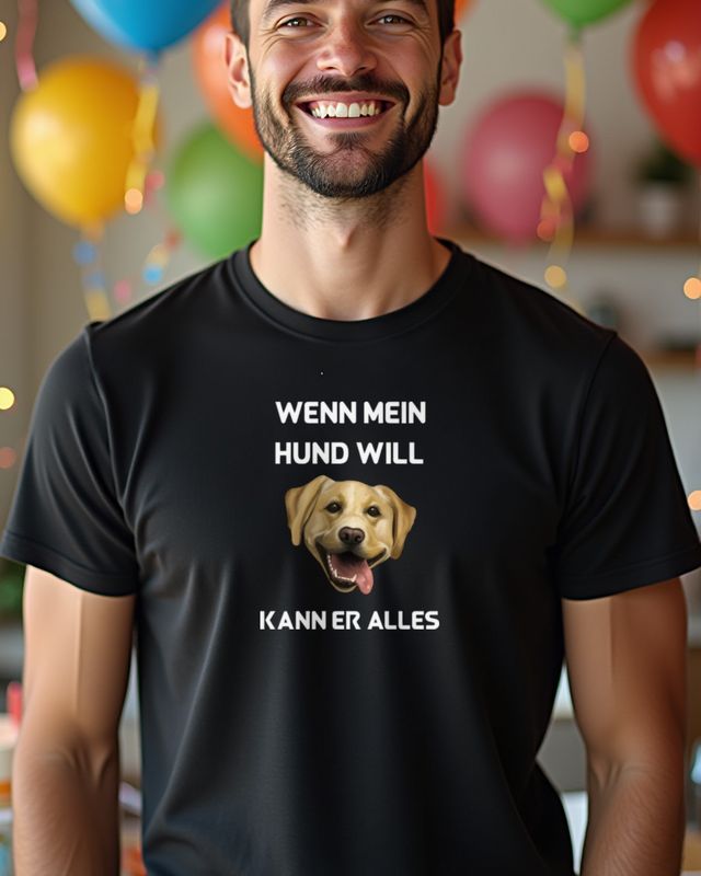 Labrador - Wenn mein Hund will kann er alles – T-Shirt